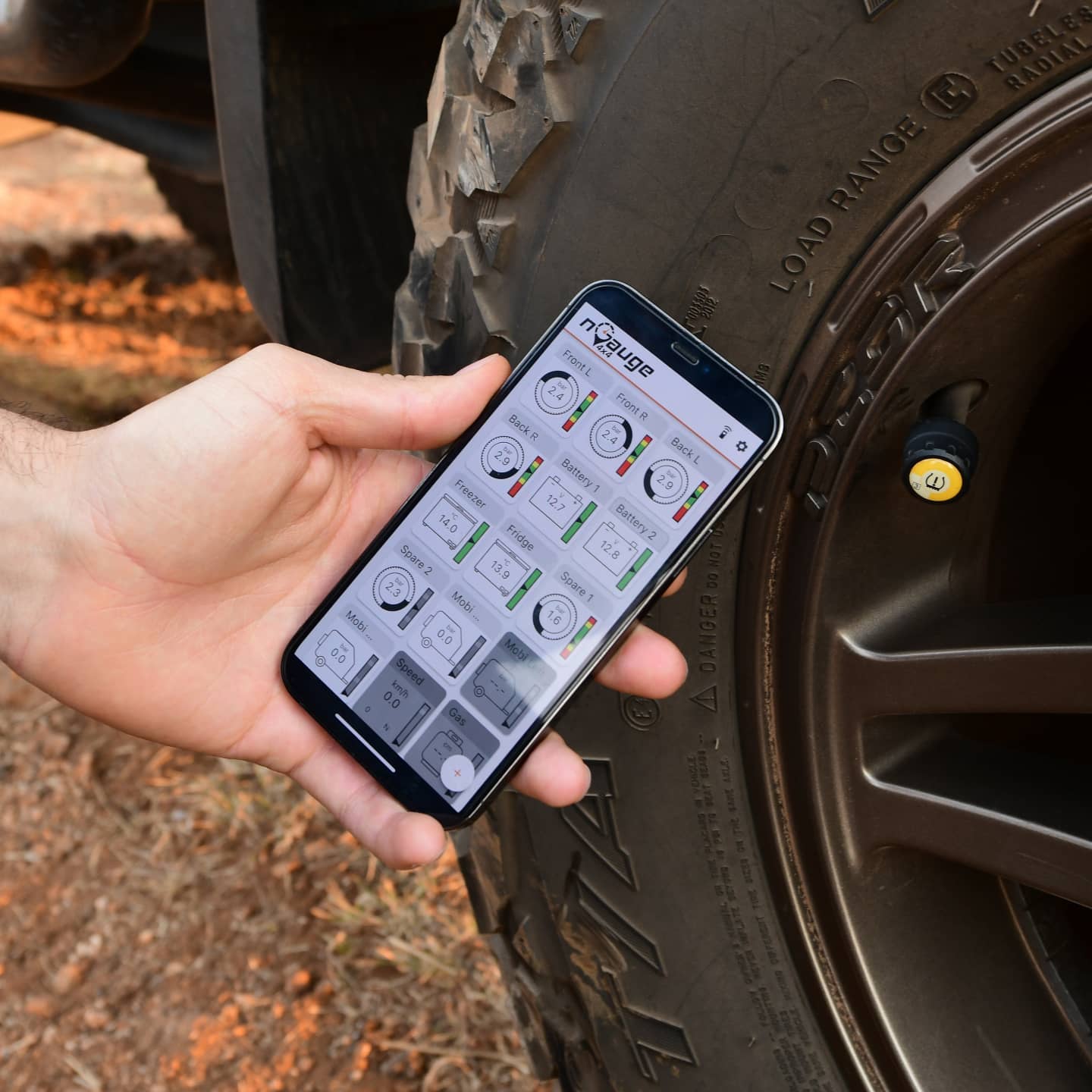 Bluetooth TPMS Sensors from Cawe